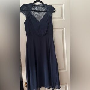 ASOS Strapless Midnight Blue Dress